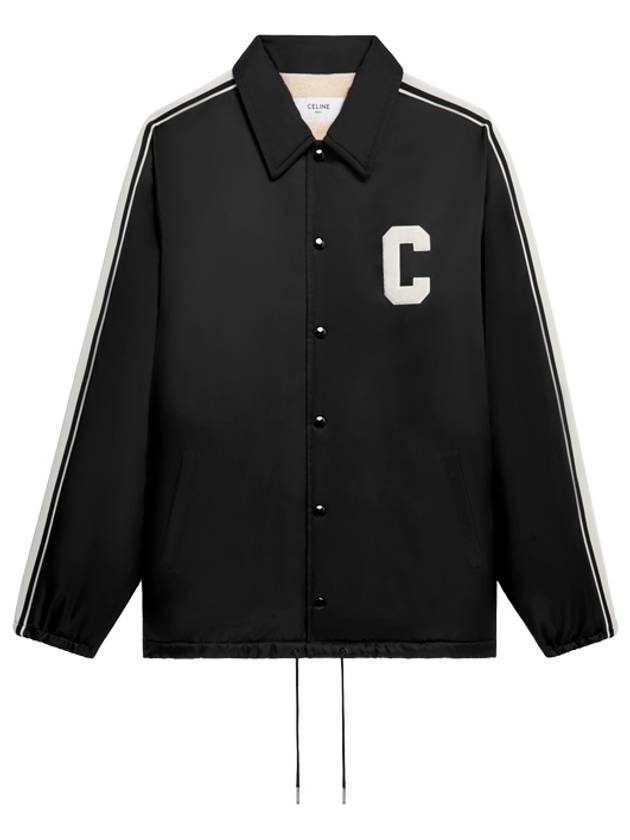 CELINE Coach C Patch Nylon Jacket Black