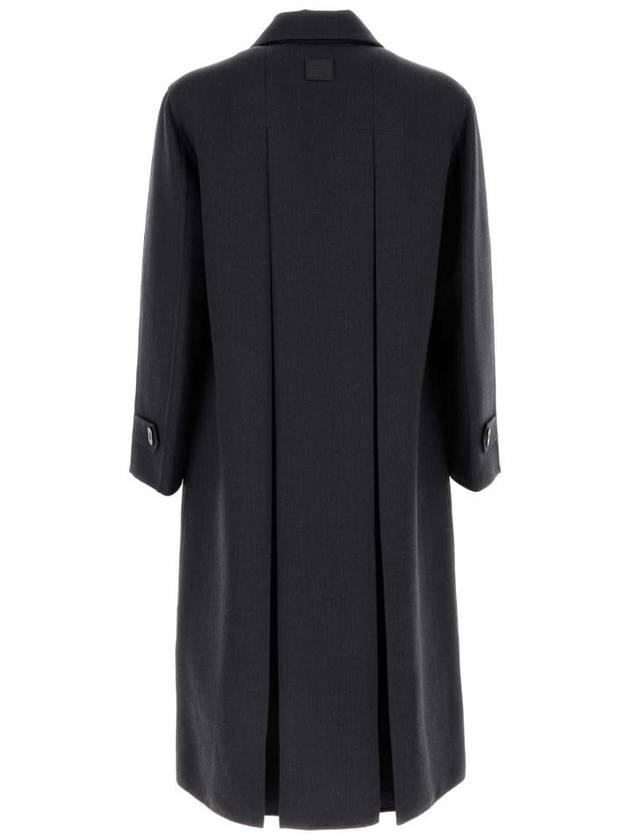 Fendi Wool Double Fabric Single Coat Blue