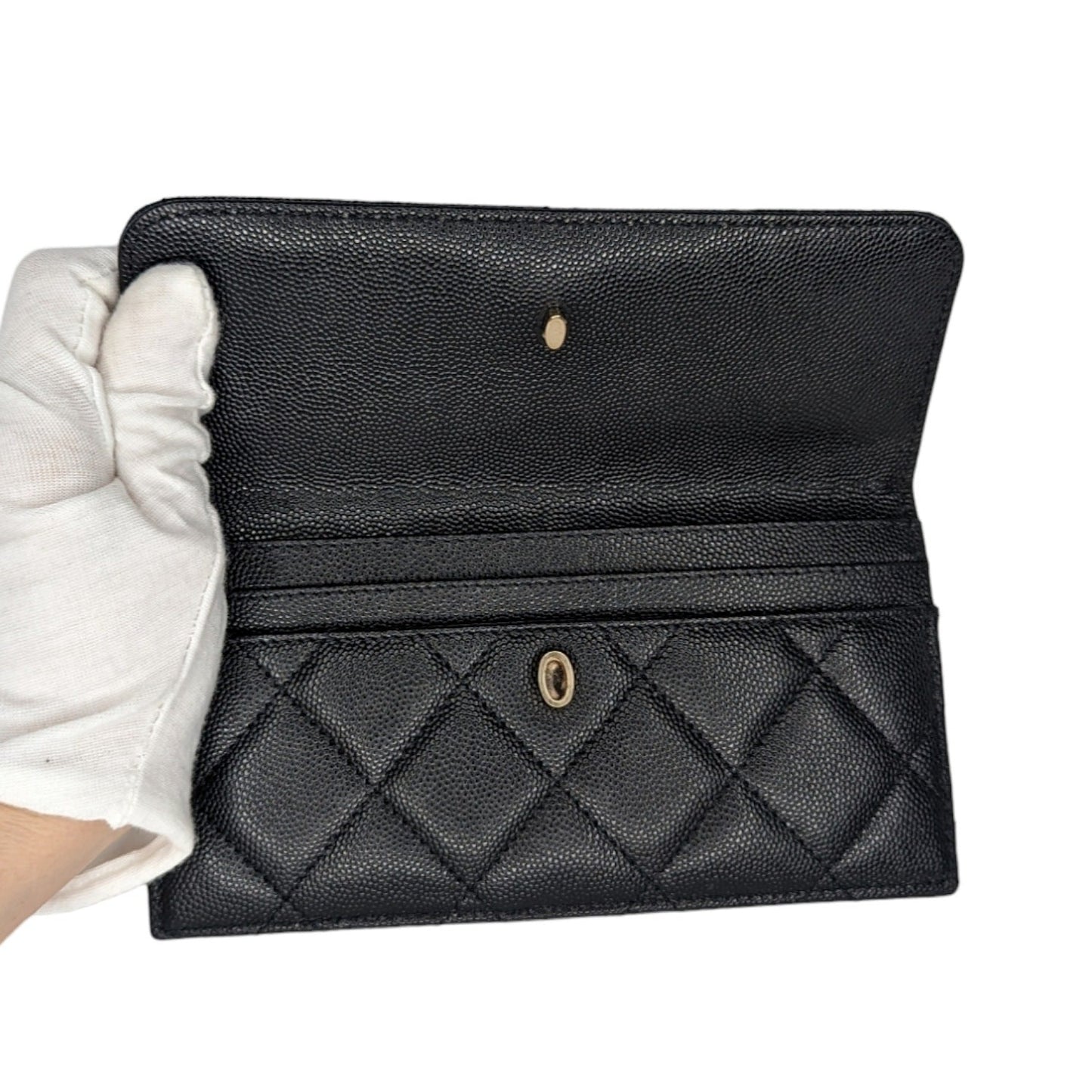 Chanel bag Black Caviar Quilted Small In & Out Camera Case