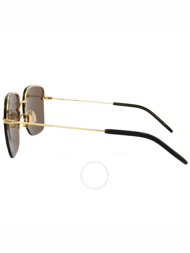 Saint Laurent Saint Laurent Mirrored Brown Square Ladies Sunglasses SL 312 M 006 58