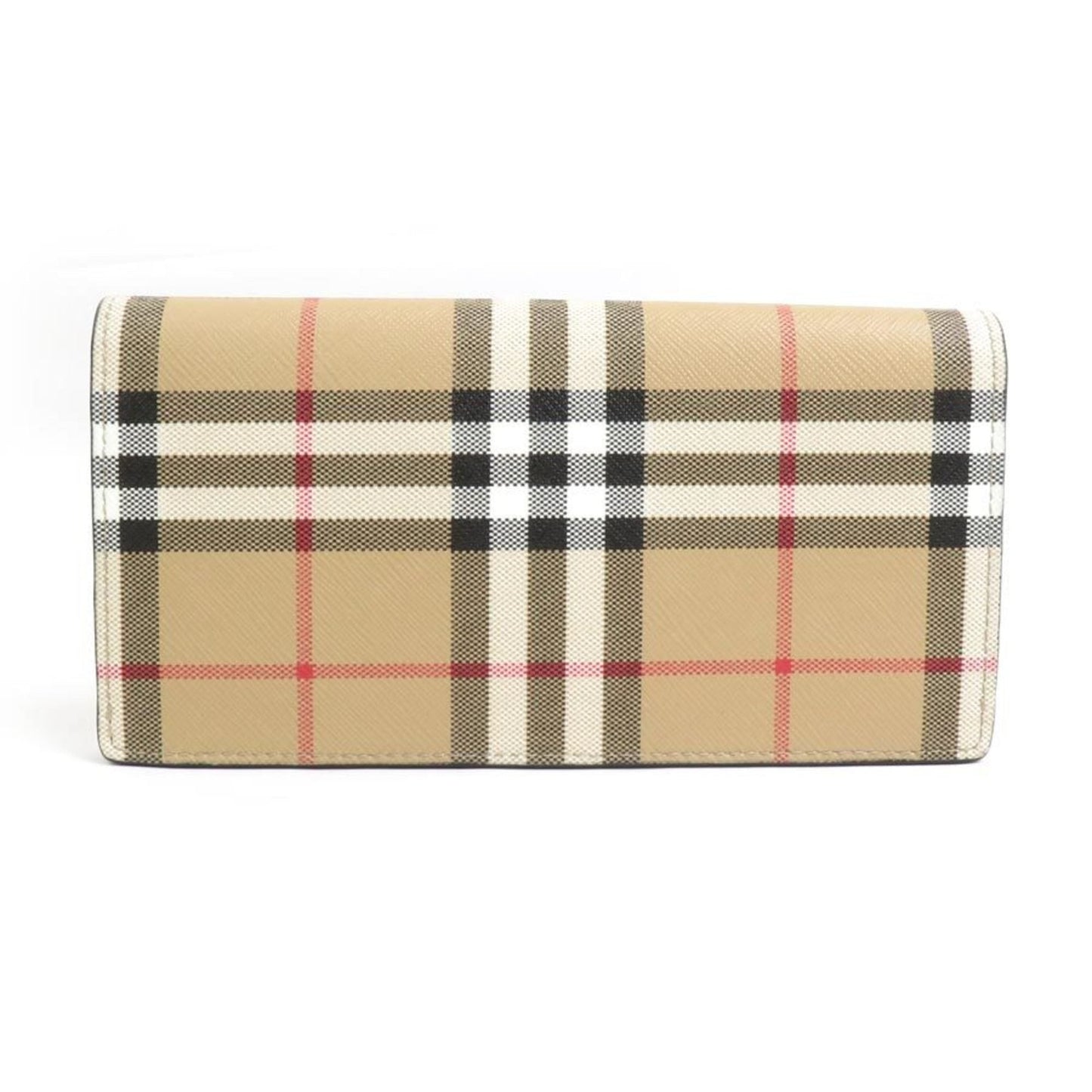 Burberry Coated Canvas Pvc Long Wallet (Bi-Fold) ()