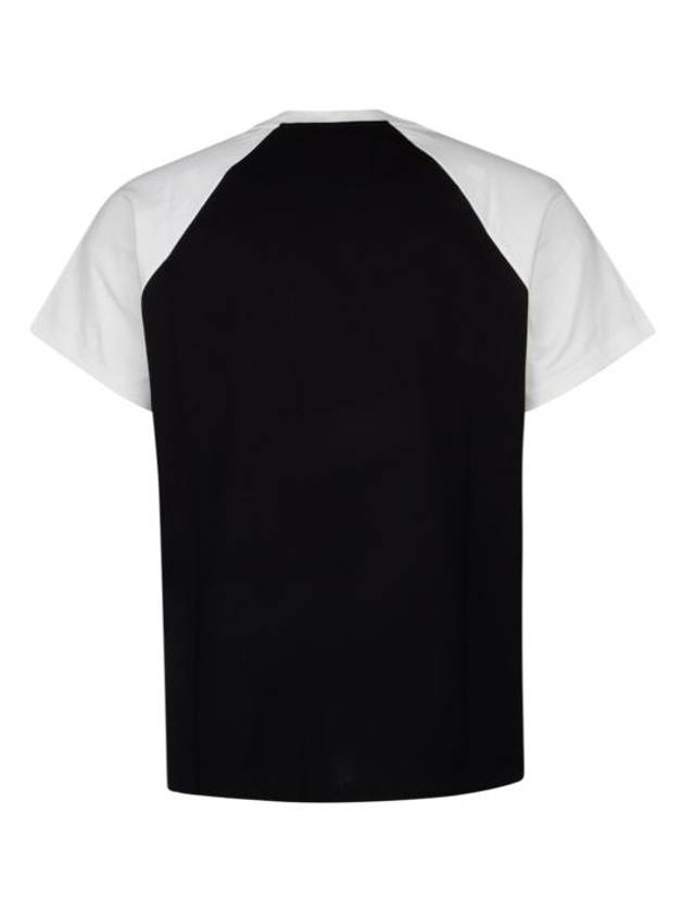CELINE Flocking Loose Short Sleeve T-Shirt White Black