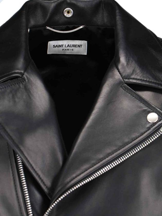 Saint Laurent Classic Motorcycle Jacket in Lambskin Black