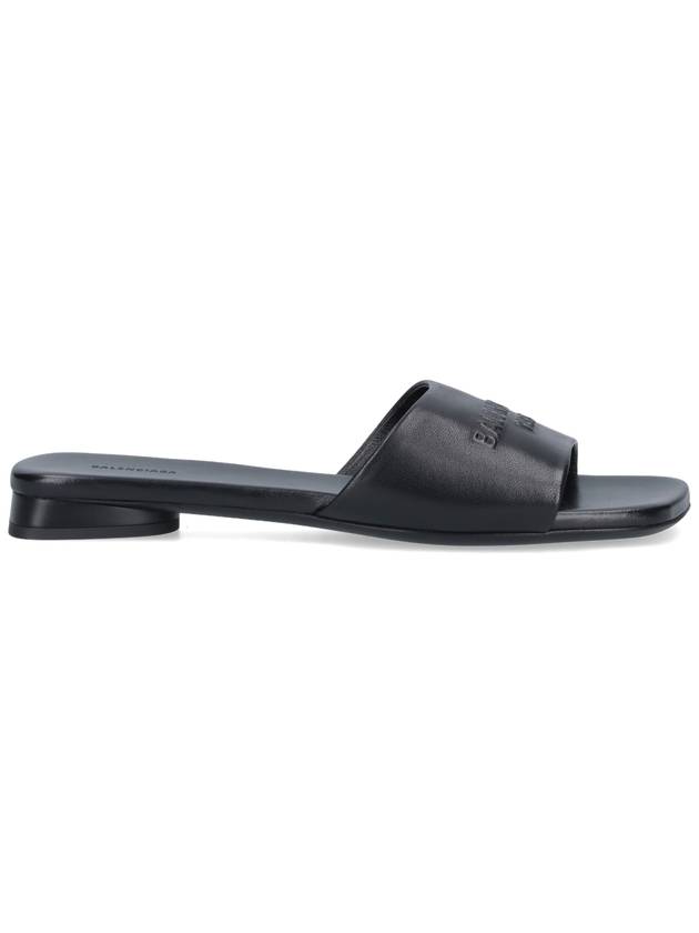 Balenciaga Duty Free Flat Sandal Black