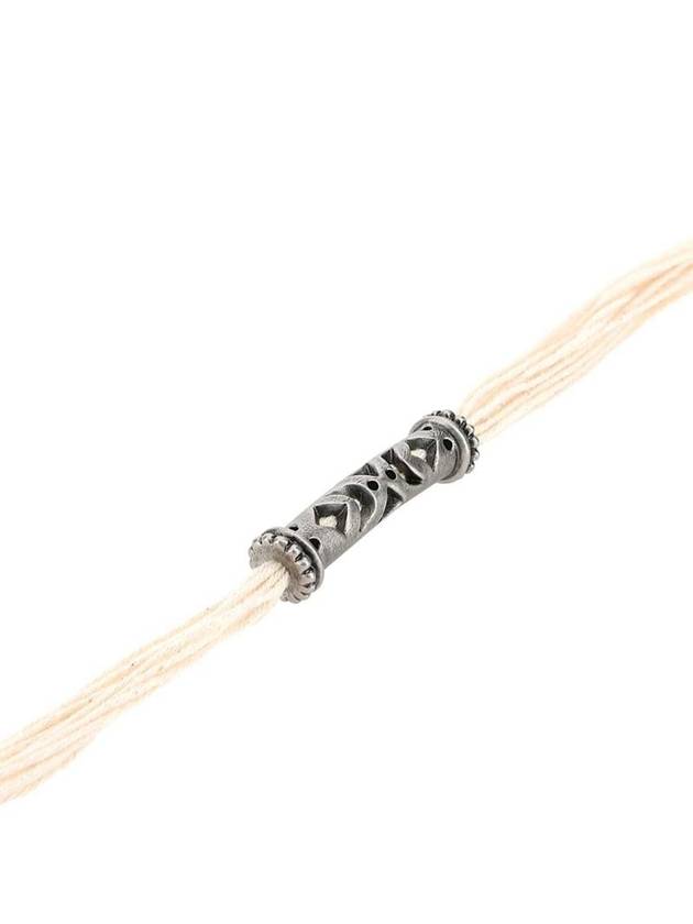 Saint Laurent Tassel Knot Fabric Bracelet