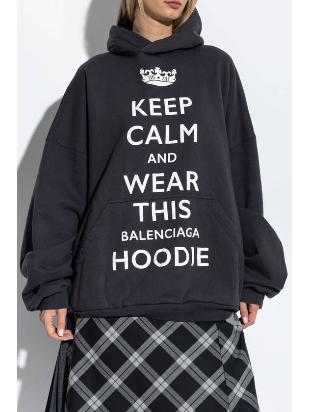 Balenciaga Balenciaga Hoodie, Women's, Black