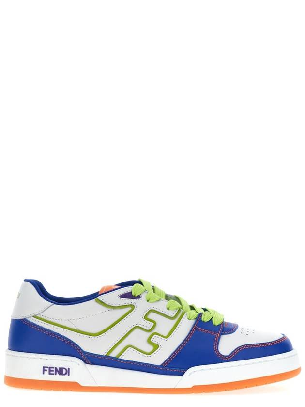 Fendi Match Low Top Sneakers Blue