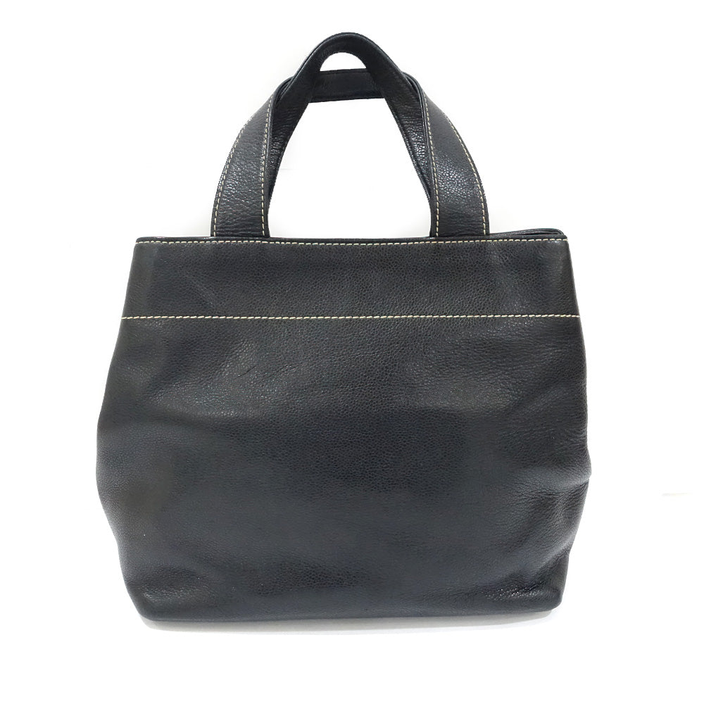 Chanel 2WAY Handbag Black Caviar S Silver G CocoMark