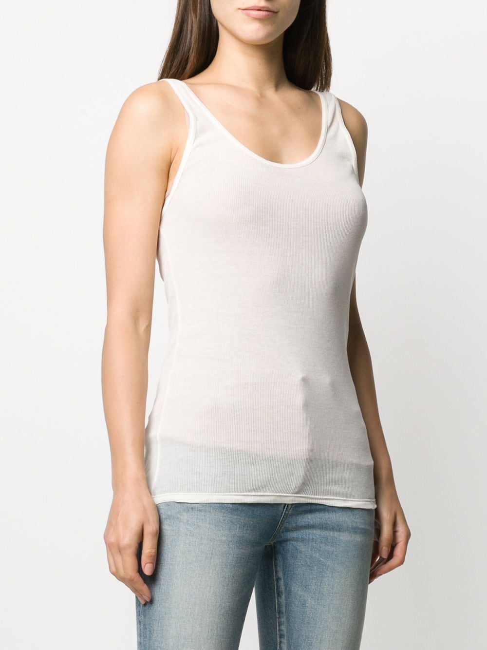Saint Laurent Women Tank Top With Logo