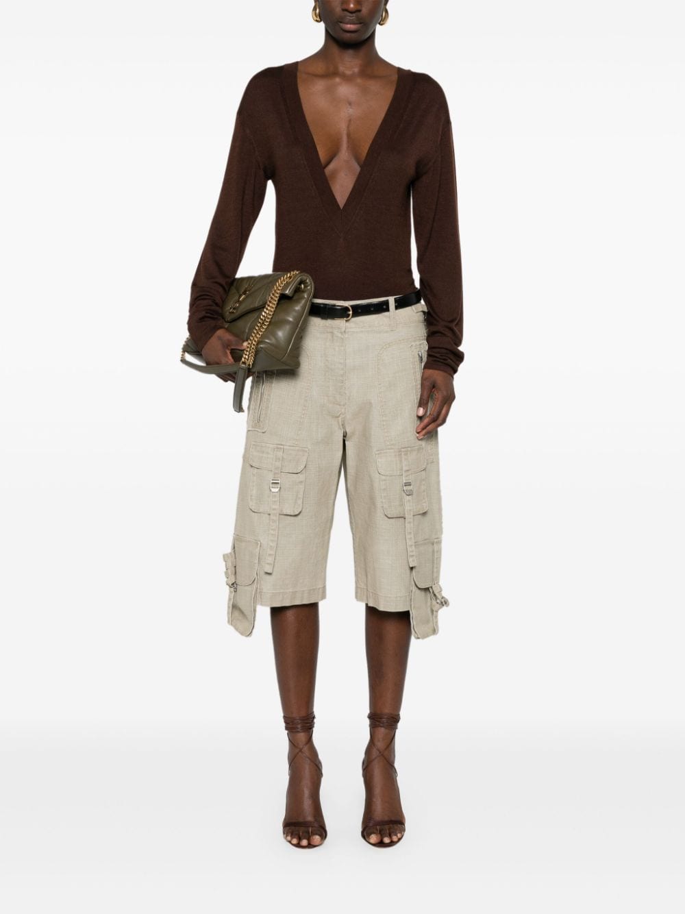 Saint Laurent Women Body Manches Longues