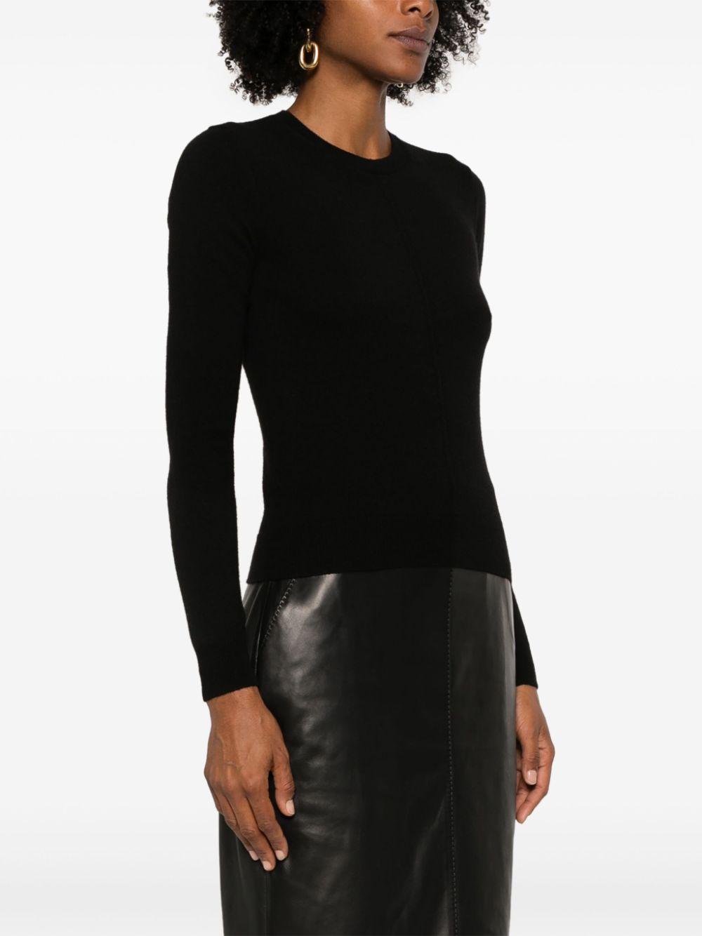 Saint Laurent Women Perforated Sweater