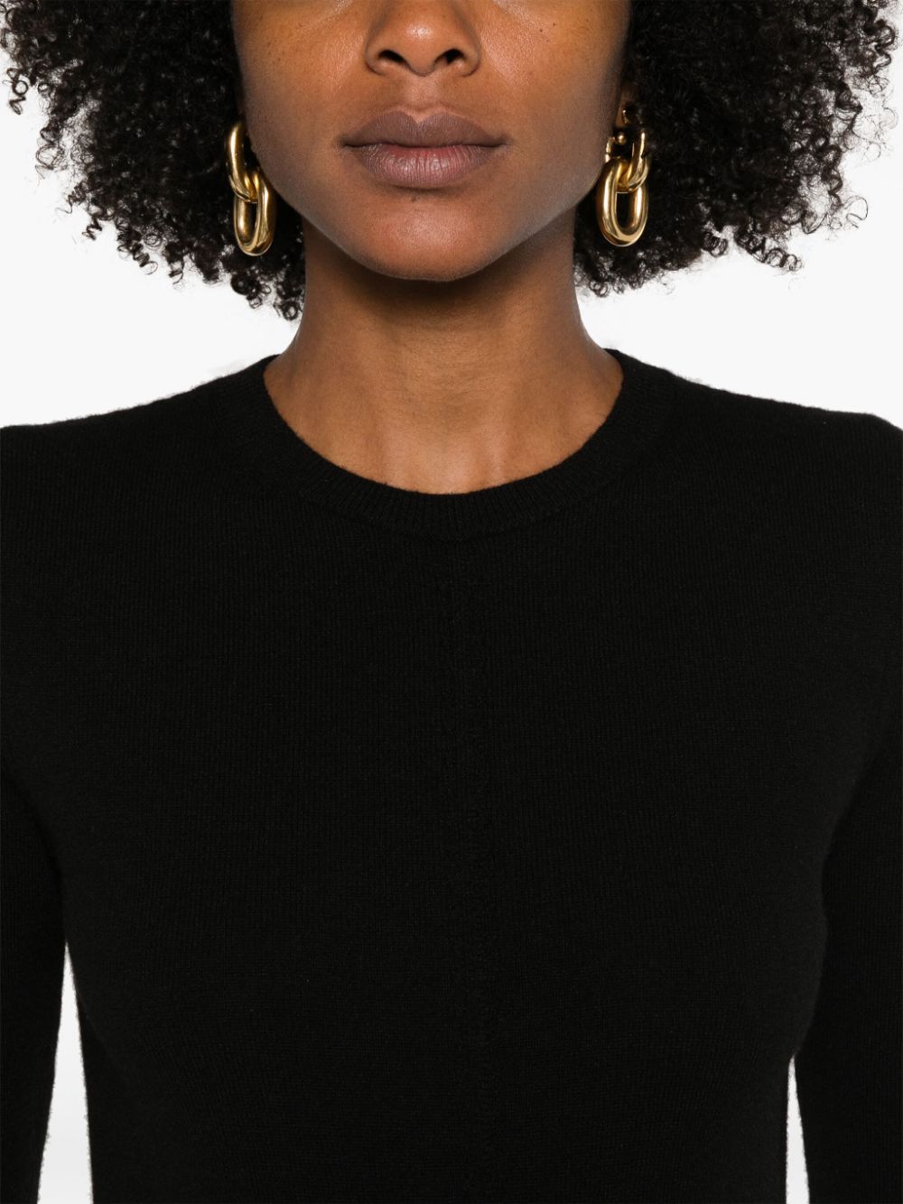 Saint Laurent Women Perforated Sweater