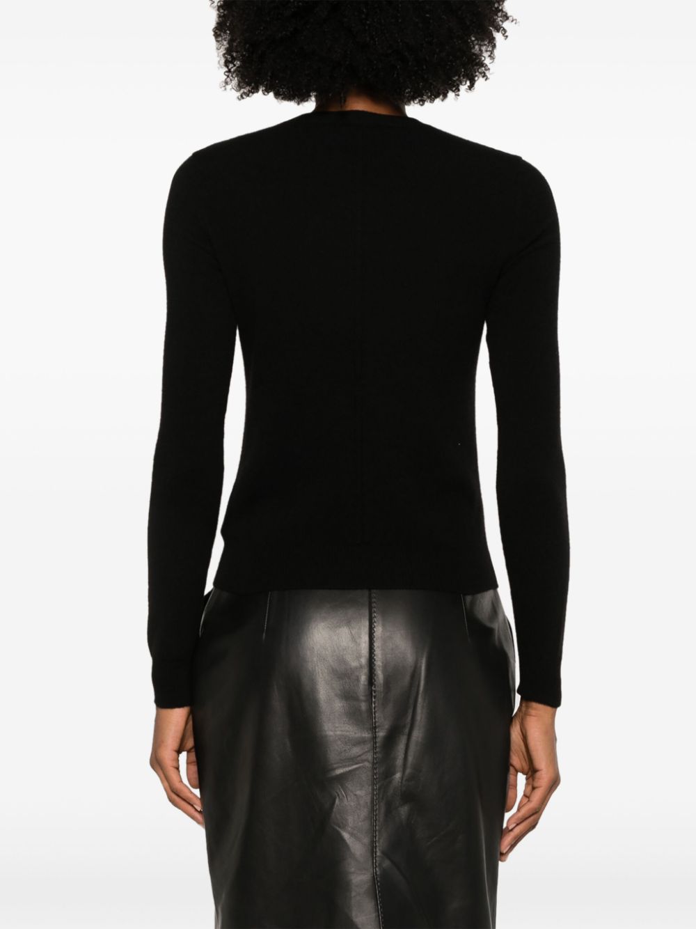 Saint Laurent Women Perforated Sweater