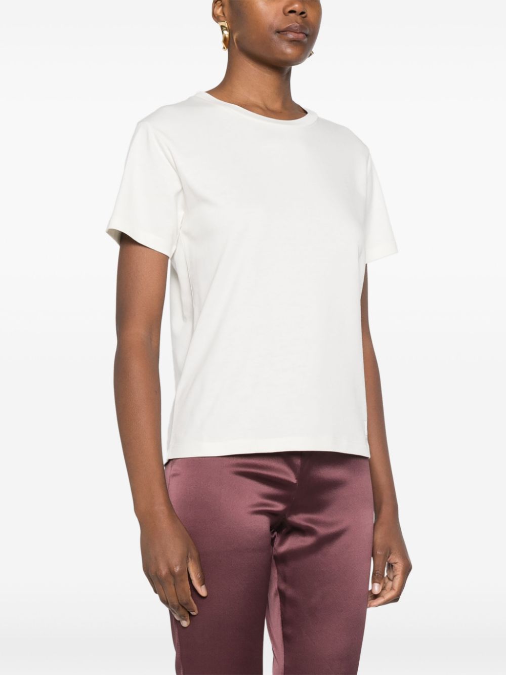 Saint Laurent Women Logo T-Shirt