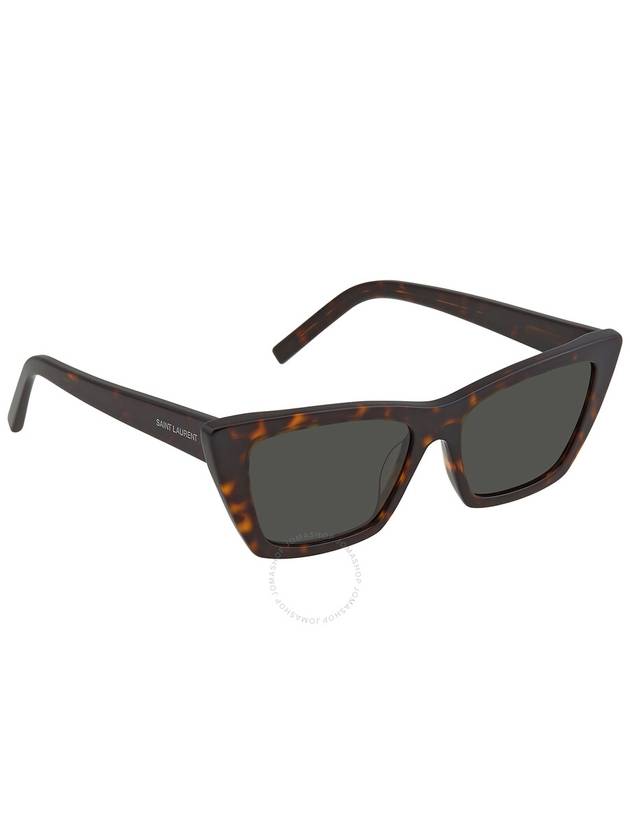 Saint Laurent Saint Laurent Grey Cat Eye Ladies Sunglasses SL 276 MICA 002 53