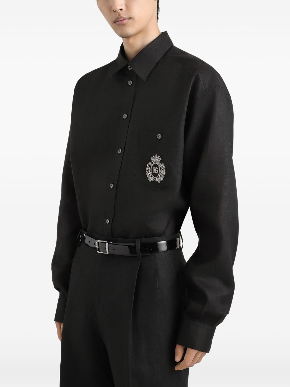 Dolce & Gabbana Men Shirt With Embroidery