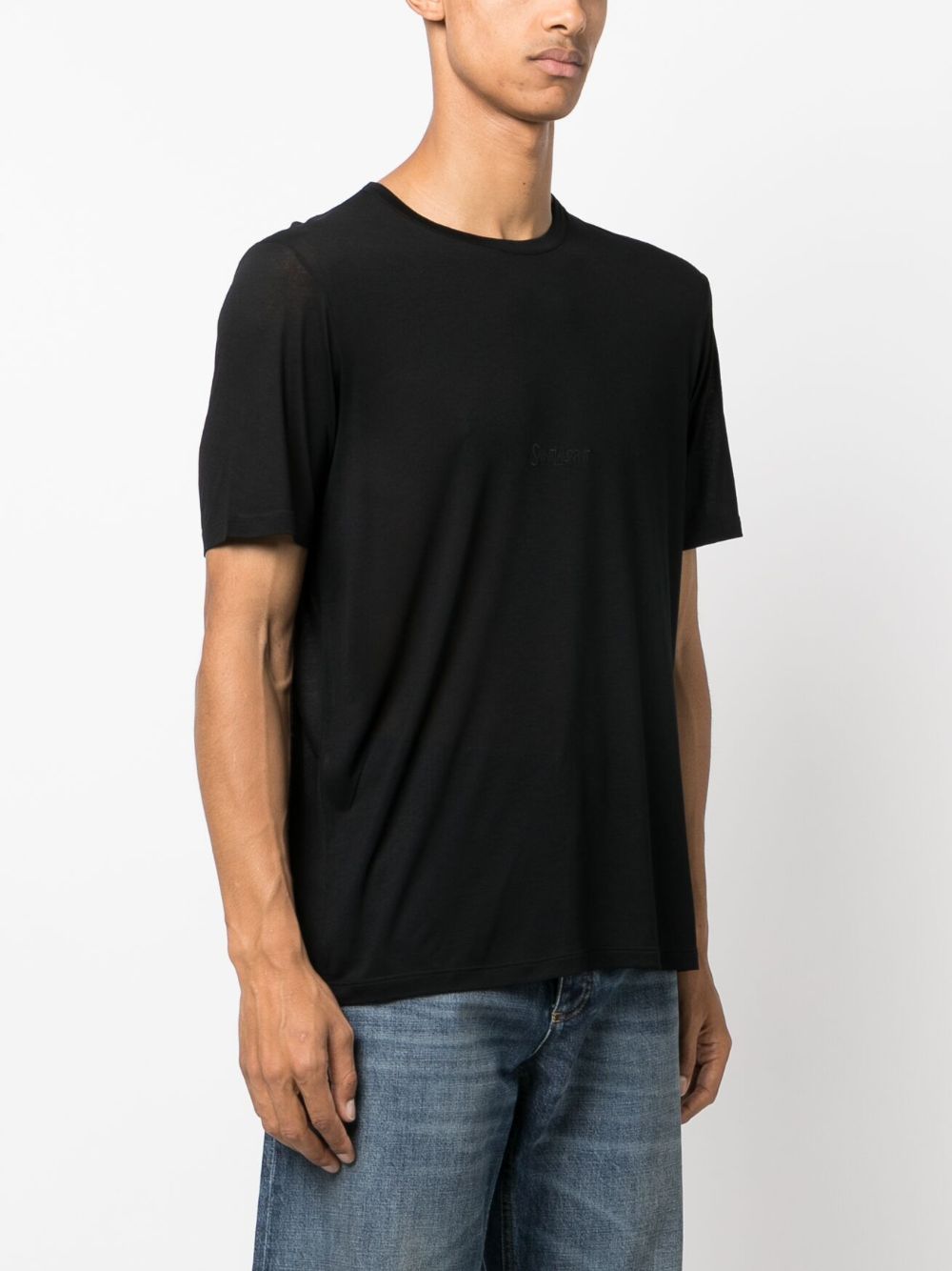 Saint Laurent Men Logo T-Shirt