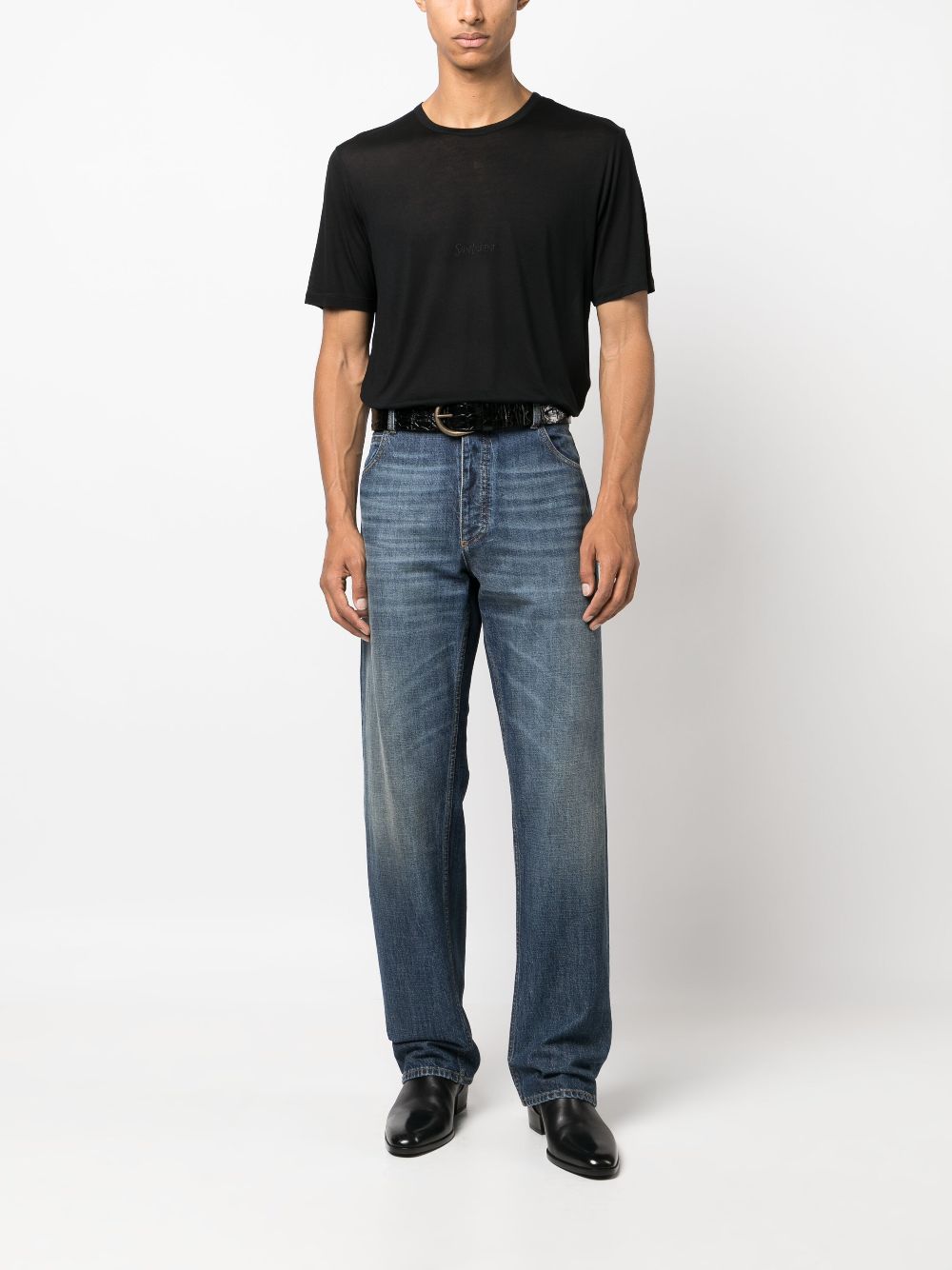 Saint Laurent Men Logo T-Shirt