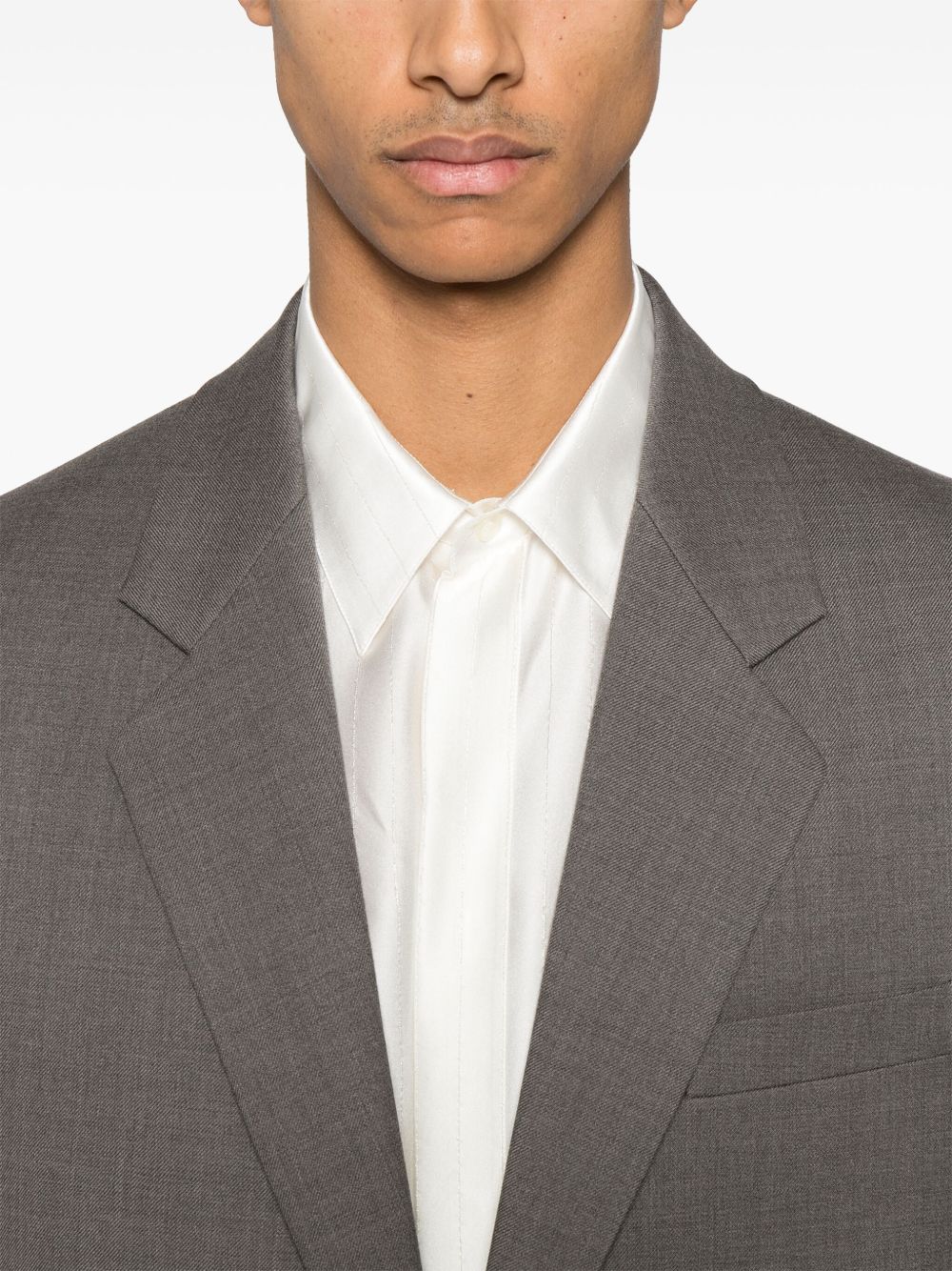 Saint Laurent Men Wool Chinè Jacket