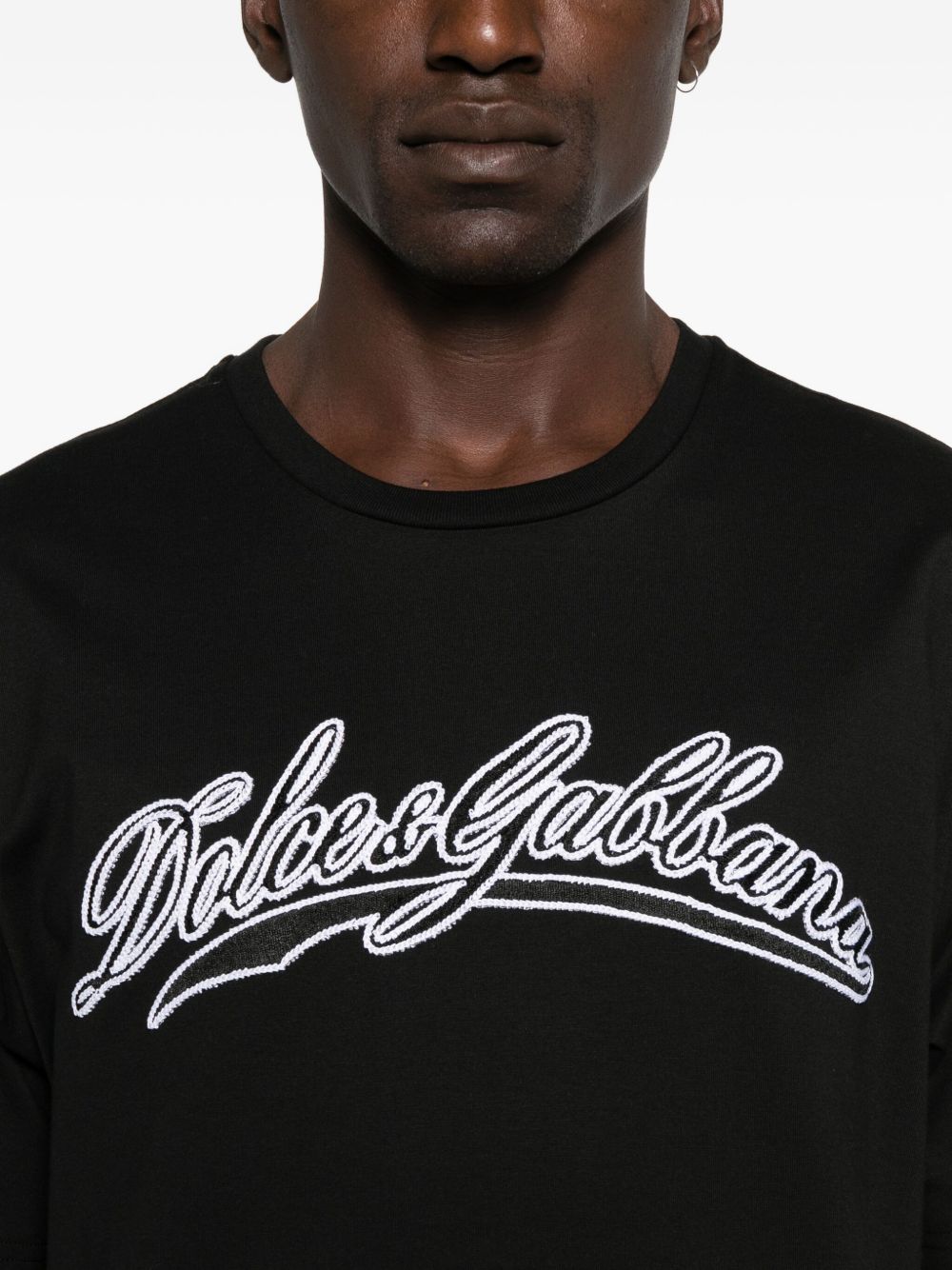 Dolce & Gabbana Men Short Sleeve T-Shirt With Logo