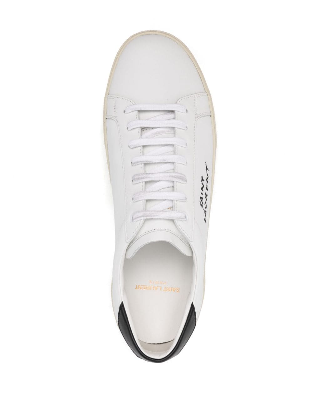 Saint Laurent Men Court Sl/06 Embroidered Sneakers