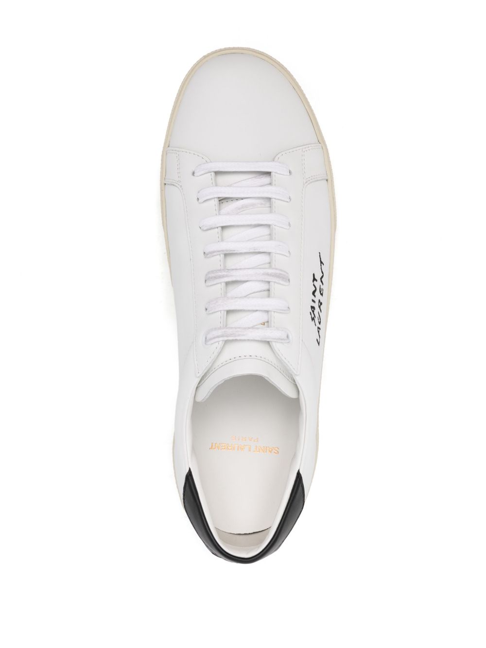 Saint Laurent Men Court Sl/06 Embroidered Sneakers