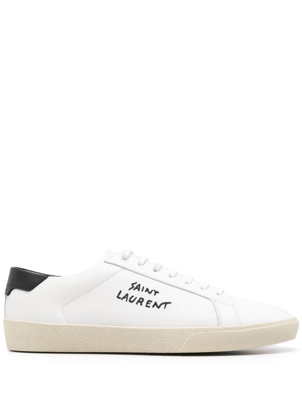 Saint Laurent Men Court Sl/06 Embroidered Sneakers