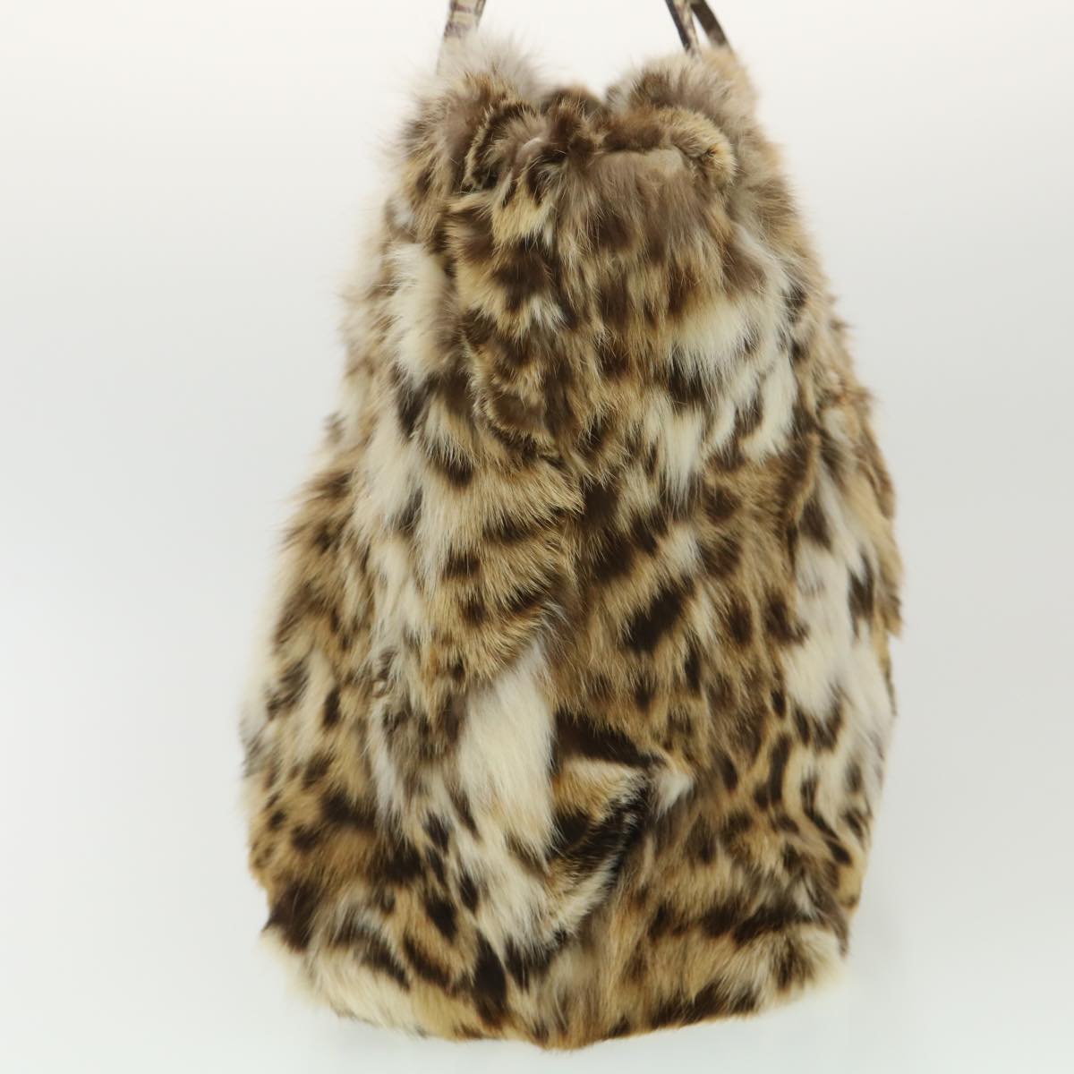 FENDI Pattern Tote Bag fur Brown 36778BH005010 36403