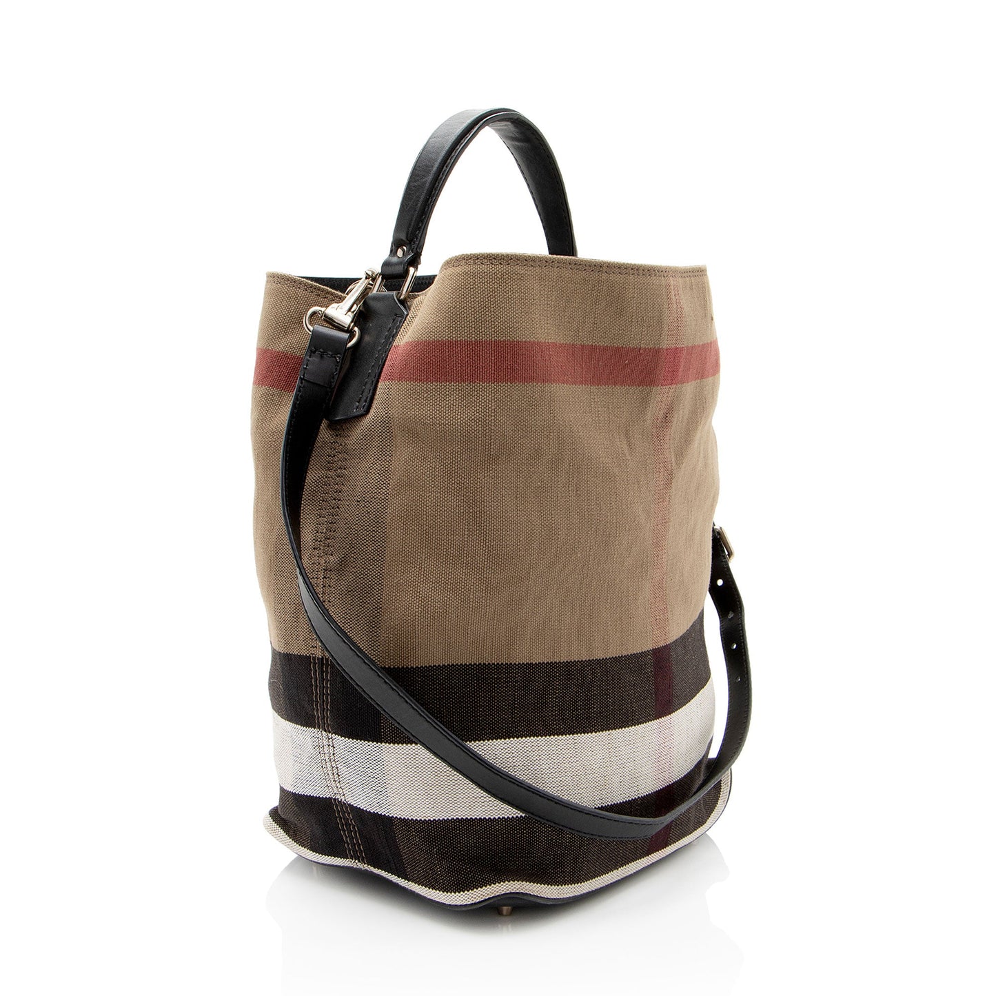 Burberry Canvas Check Susanna Bucket Bag