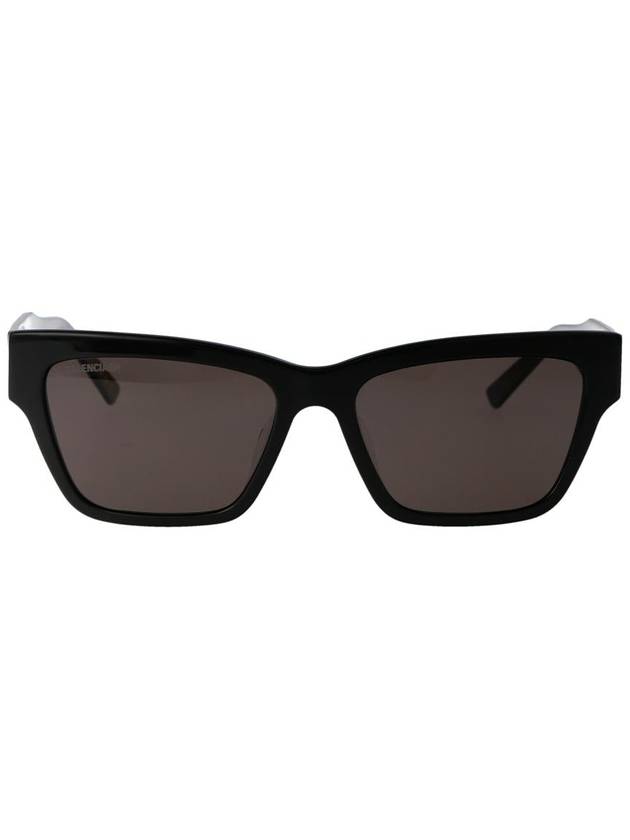 Balenciaga eyewear engraved logo square frame glasses BB0307SA