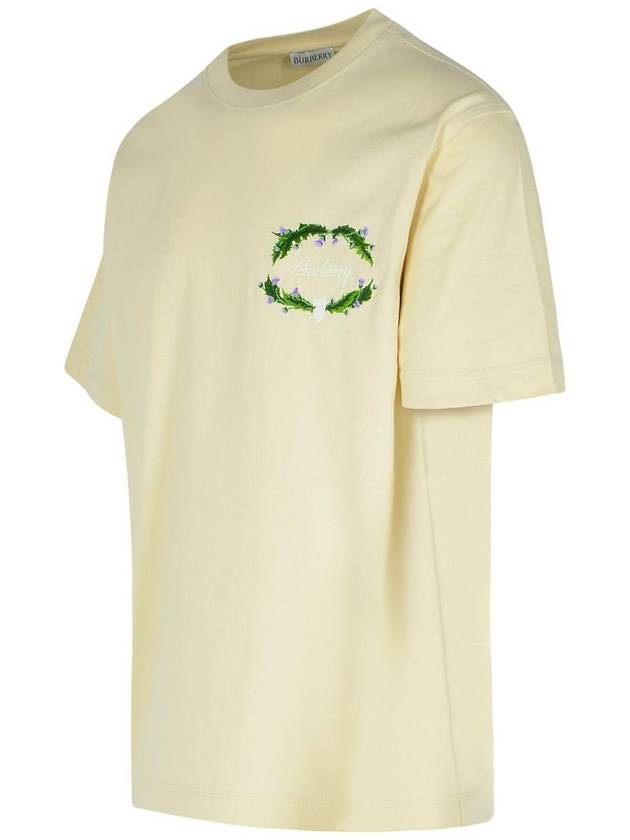 Burberry Burberry Cream Cotton T-Shirt