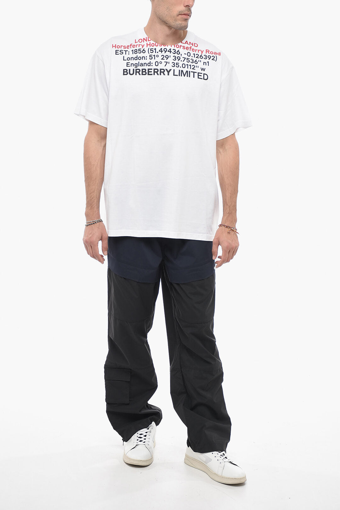Burberry Crew Neck COORDINATES Printed T-Shirt