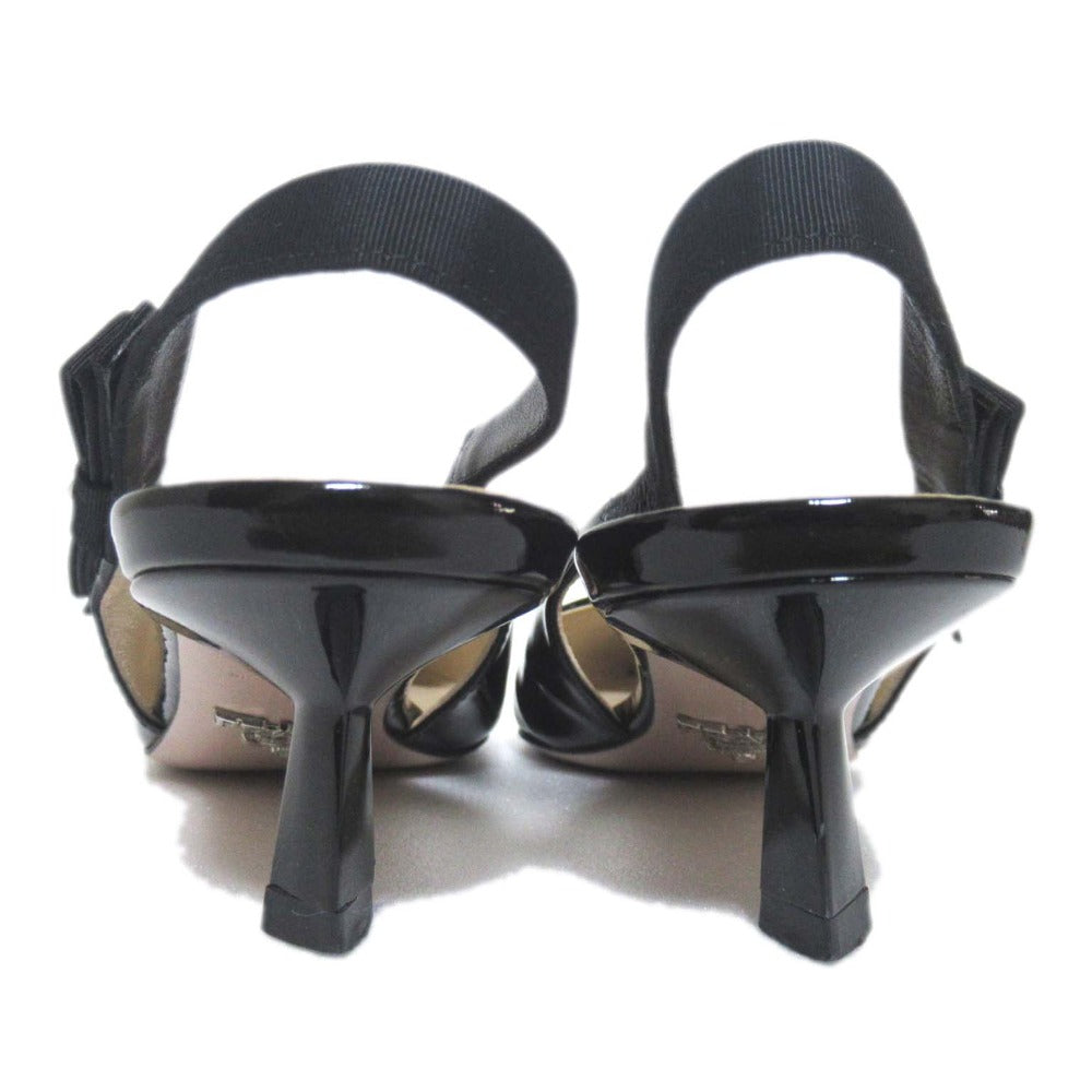 Prada Patten Leather Slingback Mule