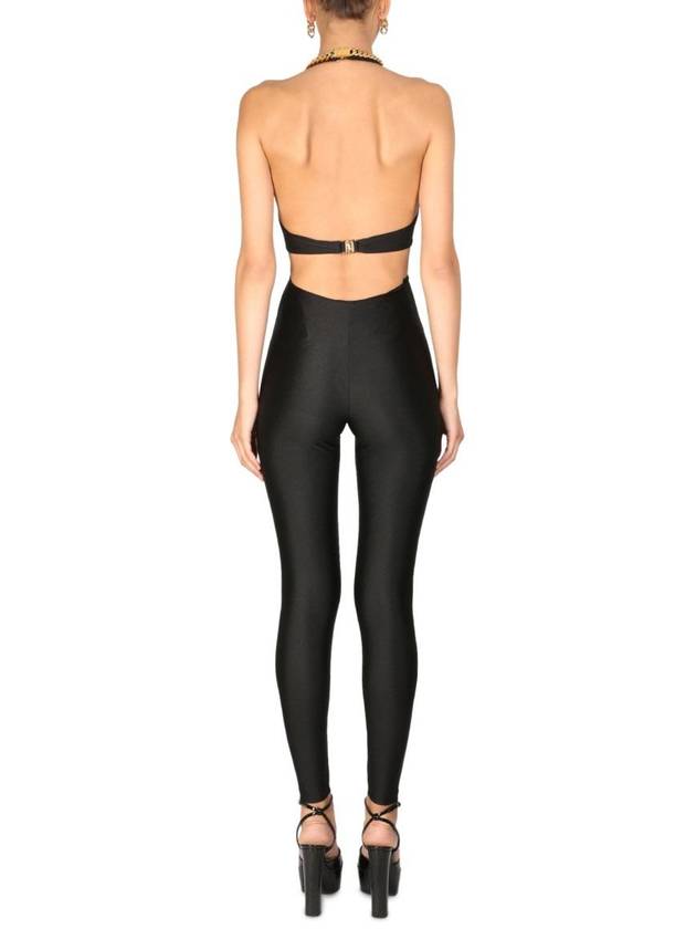 Saint Laurent Monogram Jumpsuit Black