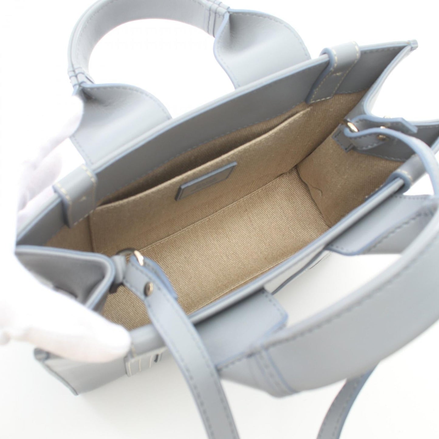 Chloe Small Leather Woody Tote Bag Leather Tote Bag