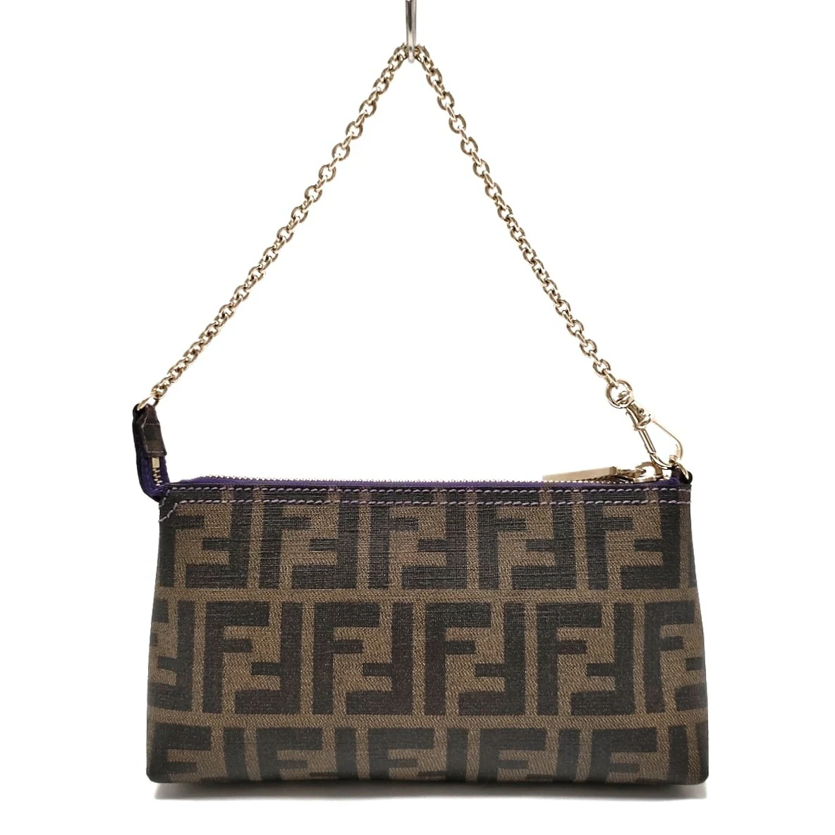 FENDI - Zucca Brown Black PVC Handbag