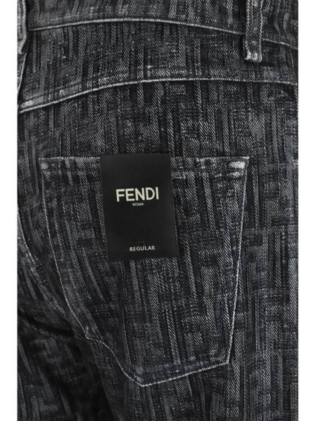 Fendi FF Denim Jeans Grey