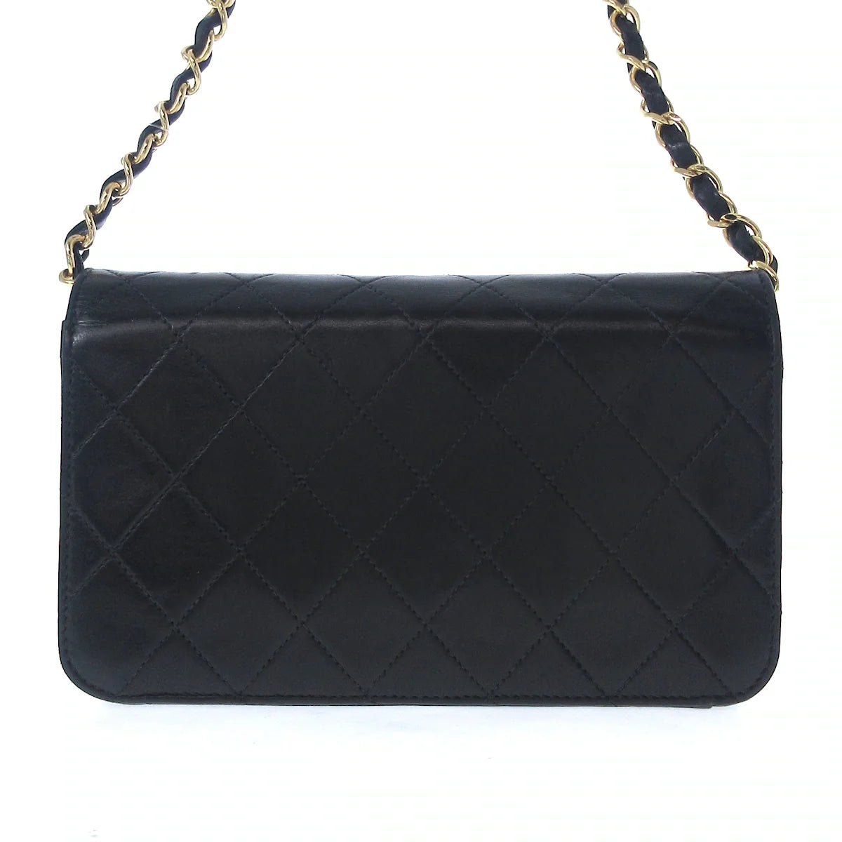CHANEL - Mini Matelasse Shoulder Bag Black Lambskin