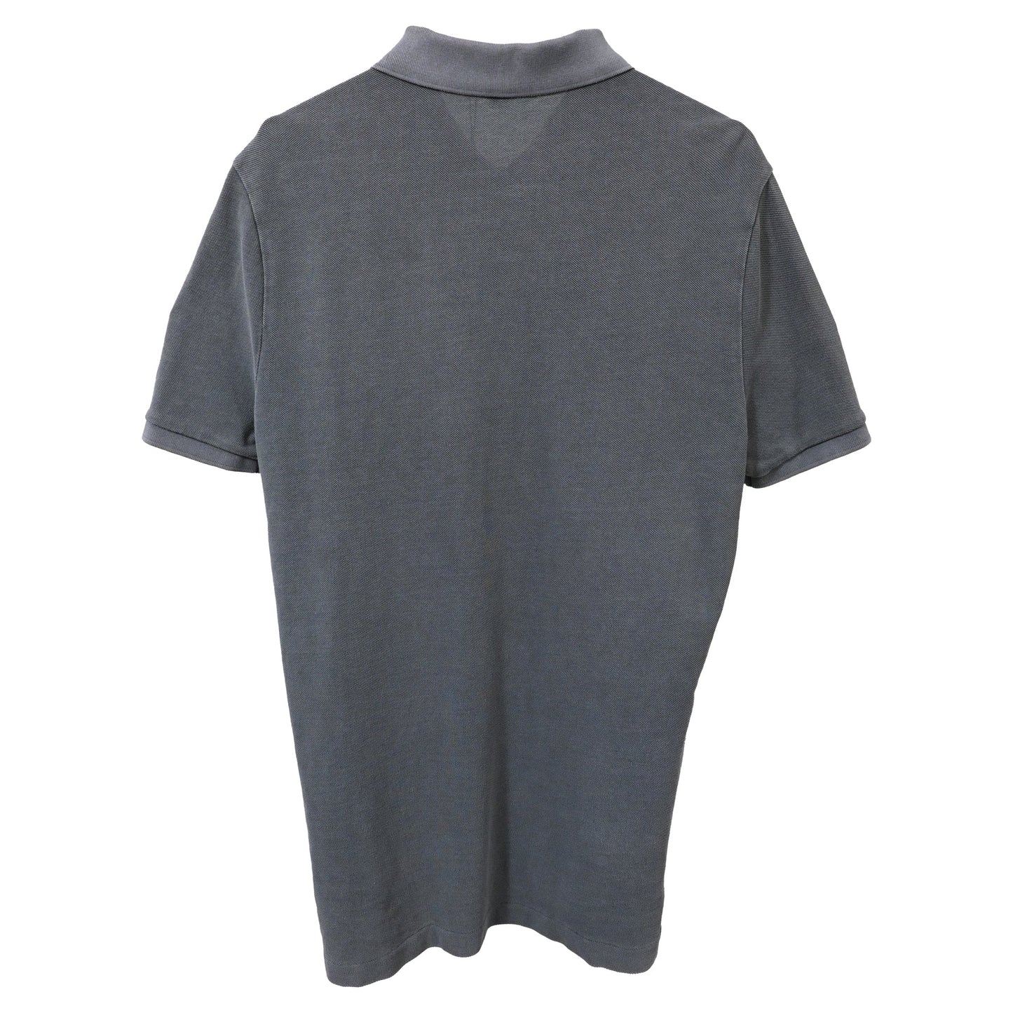 Burberry Brit Collar Short Sleeve Polo Shirt in Grey Cotton