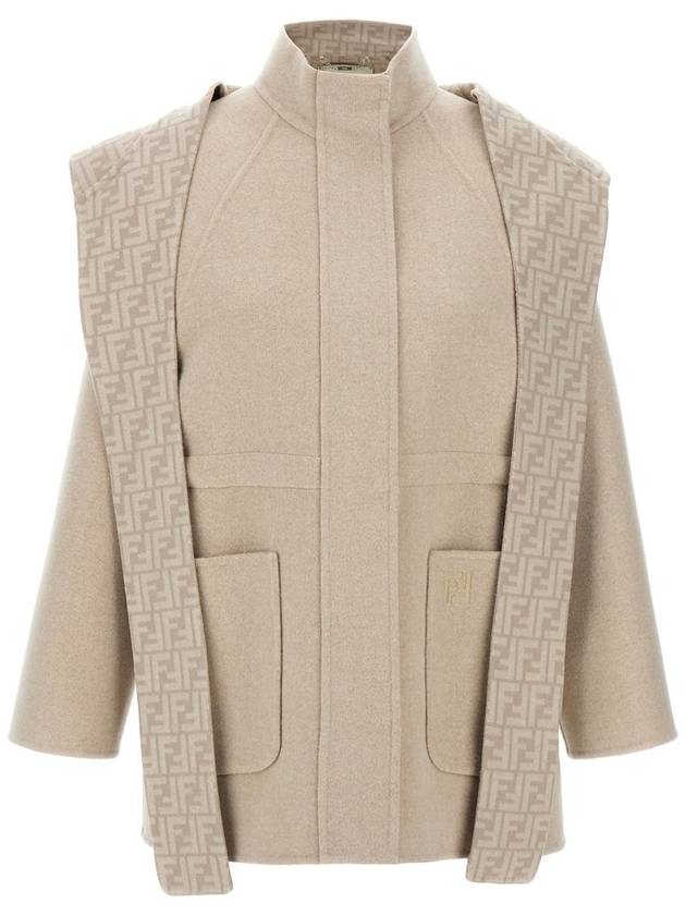 Fendi Fendi Ff Wool Parka