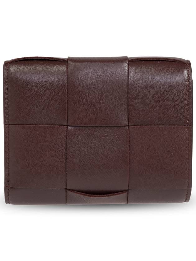 Bottega Veneta Bottega Veneta Wallet With Weaving, Women's, Burgundy