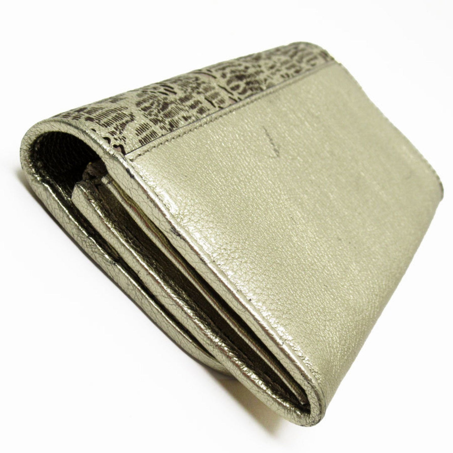 Burberry Leather Long Wallet (Bi-Fold) ()