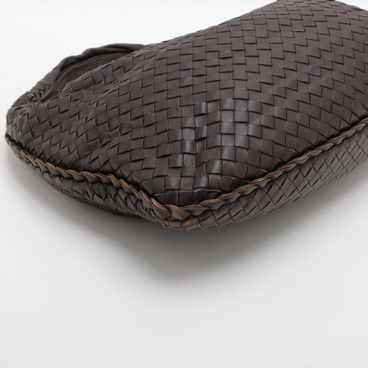 Bottega Veneta Interretto Hobo Leather Shoulder Bag Brown