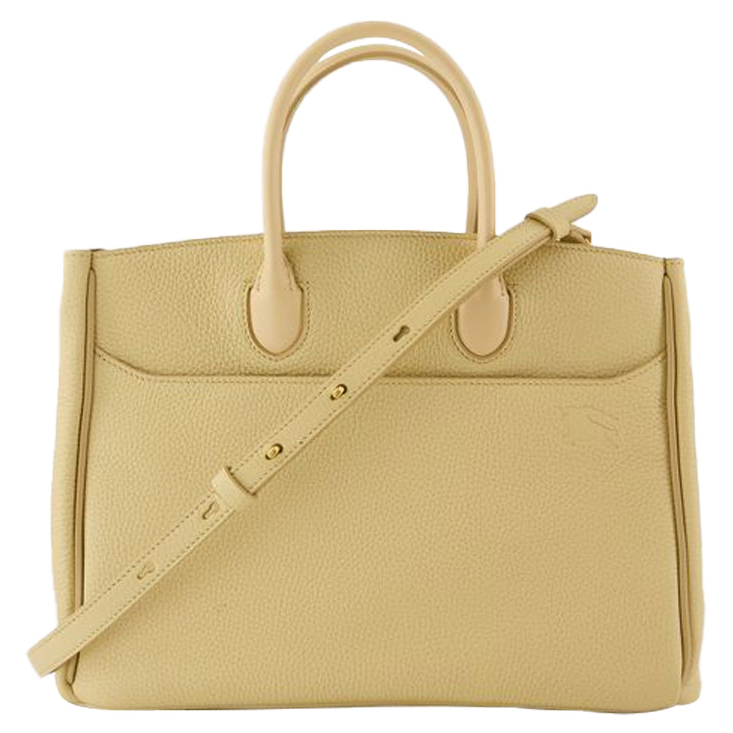 Small Rocking Horse Shopper Bag - Burberry - Leather - Beige