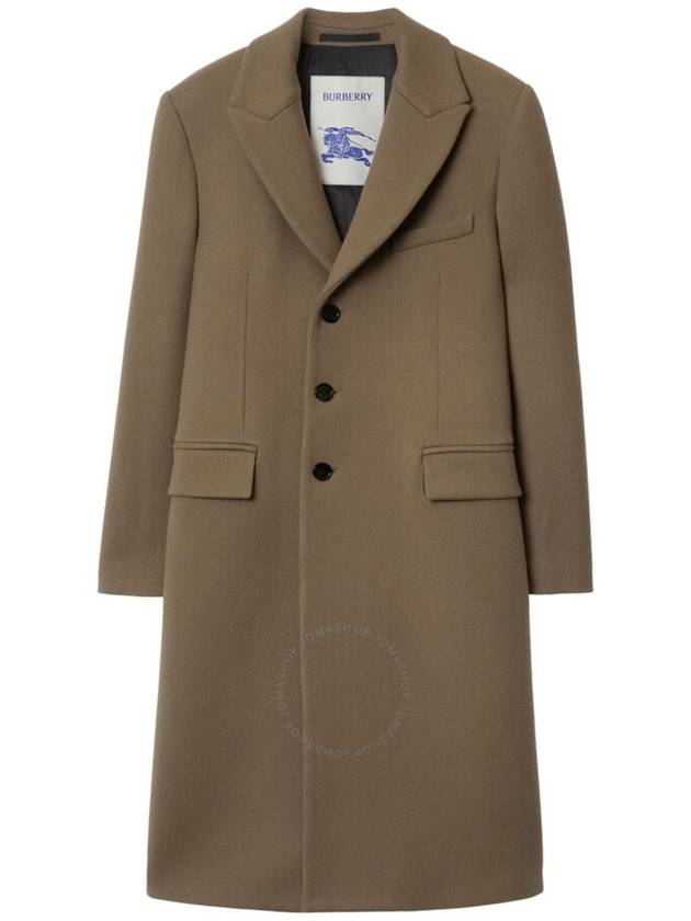 Burberry Wool Single Breasted Coat 8077677