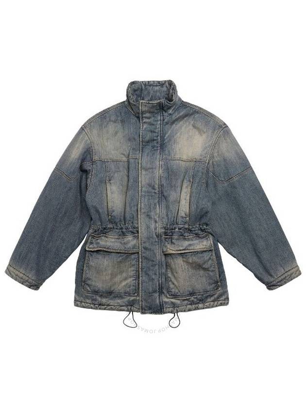 Balenciaga 23 fw denim parka WITH back logo label 750946TNW654036 B0650738525
