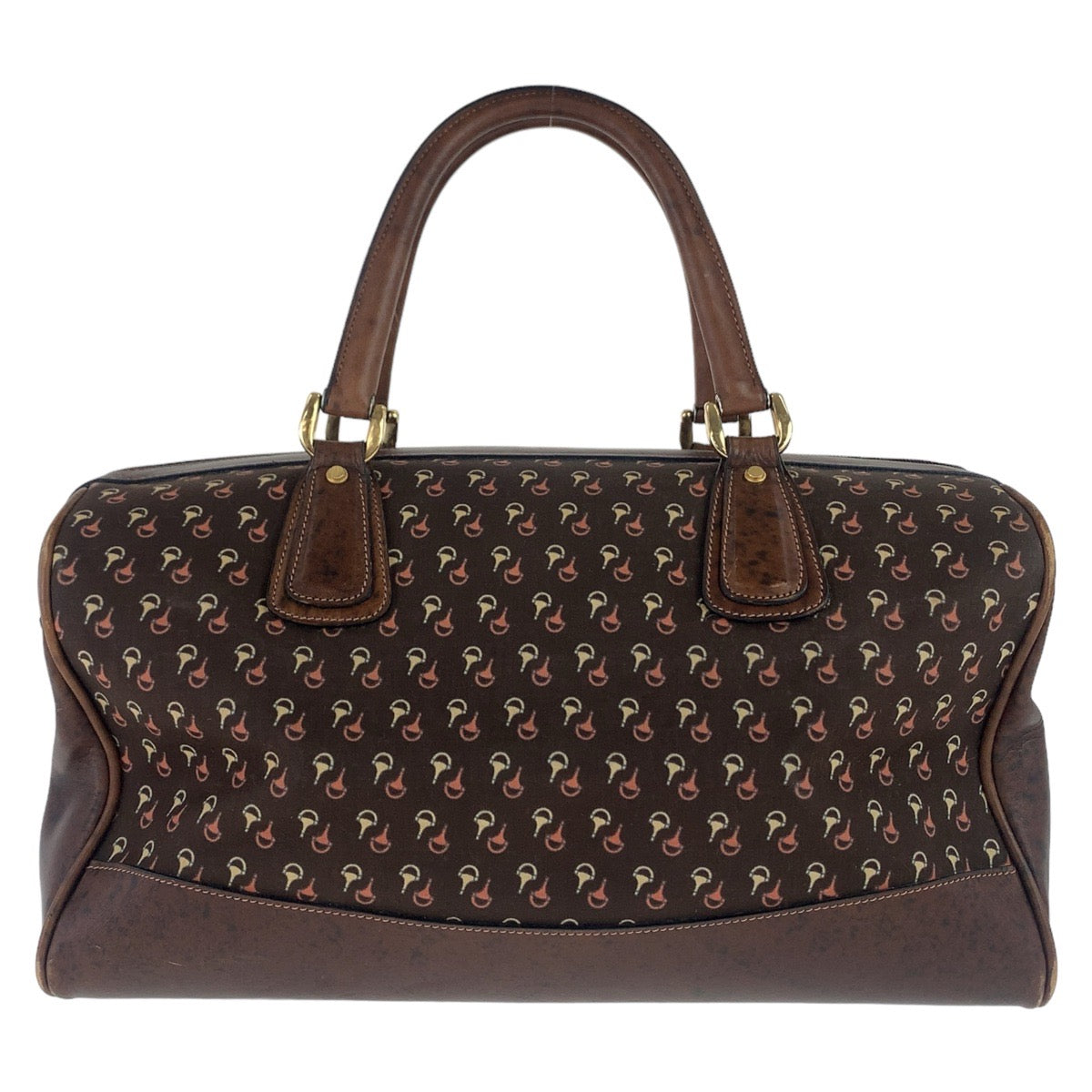 Gucci Nylon/Leather Horsebit 2way Bag 407174