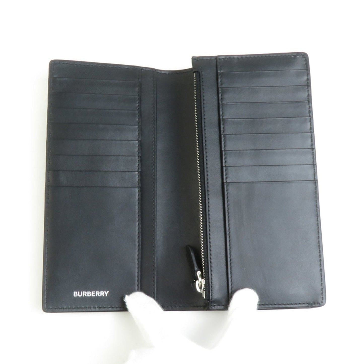 Burberry Coated Canvas Pvc Long Wallet (Bi-Fold) ()