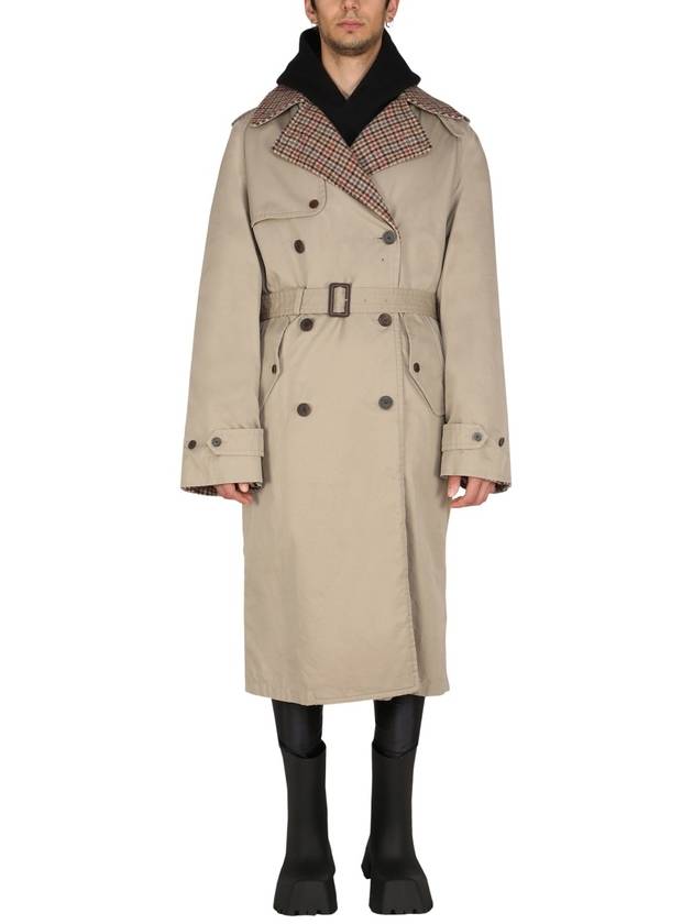 Balenciaga reversible trench coat beige