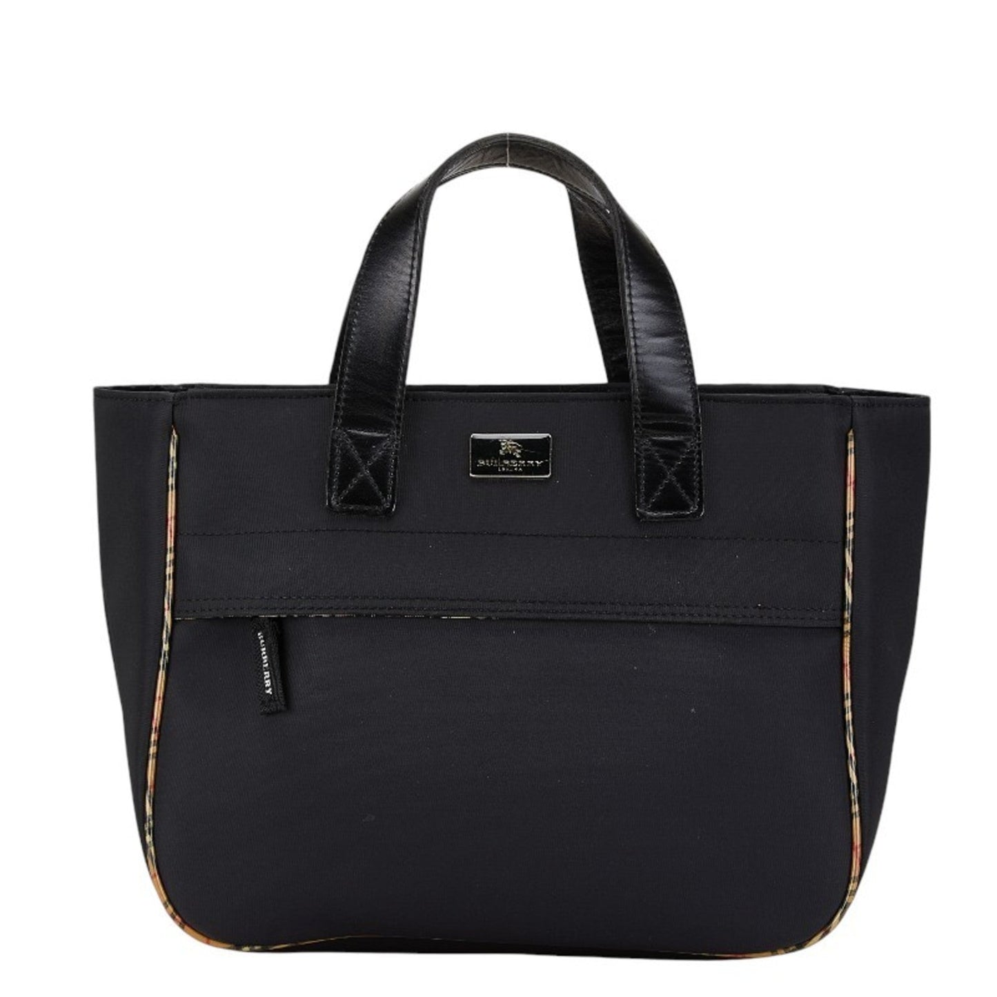 Burberry Nylon Leather Handbag ()